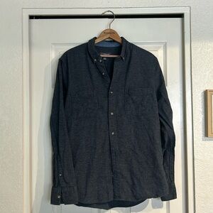 Wallin & Bros Charcoal Gray All Cotton Flannel Shirt